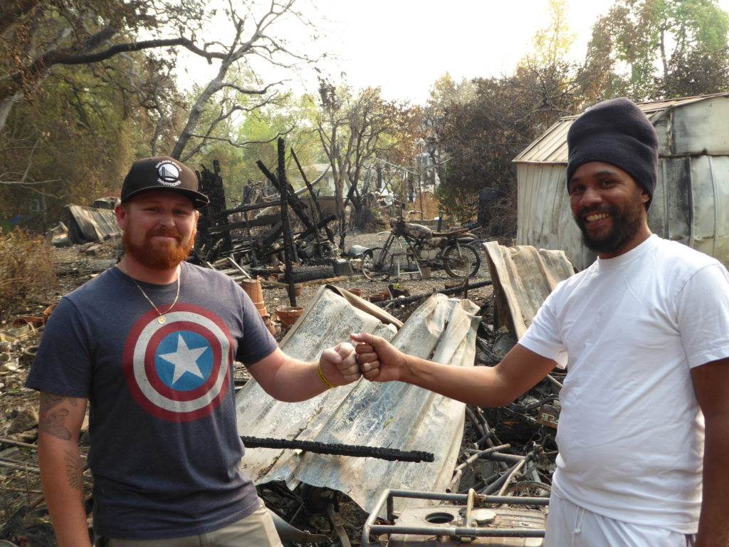 Judah Jones (right) with his neighborhood friend Richard