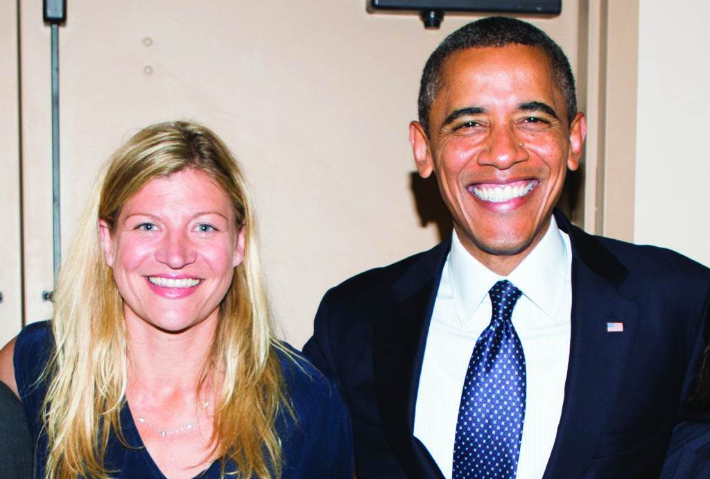 Danielle Madeira organized a party for Obama in 2012