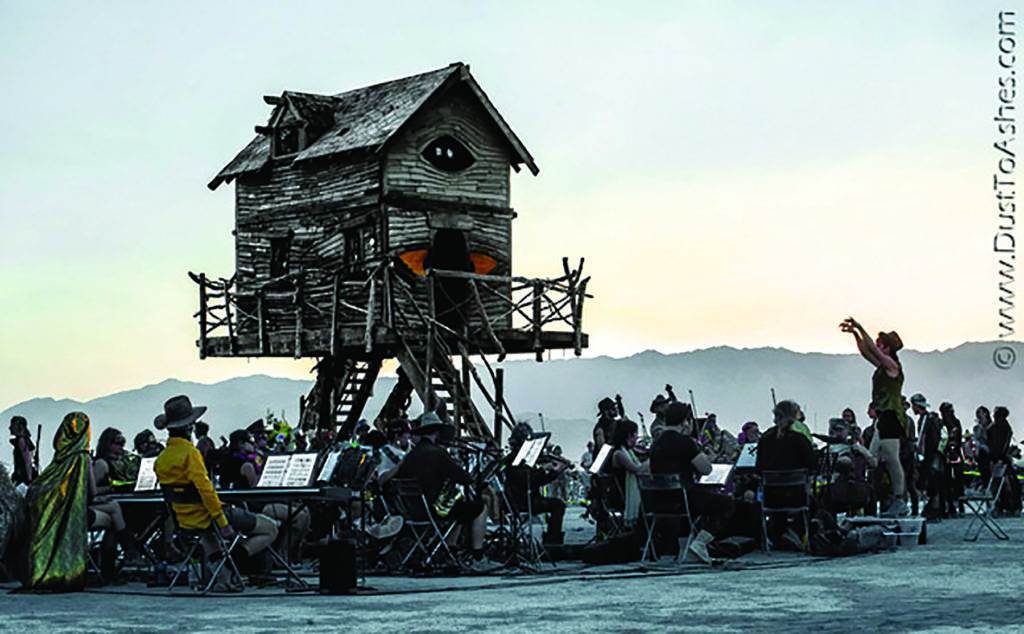 Live orchestra under Baba Yaga’s house, 2018