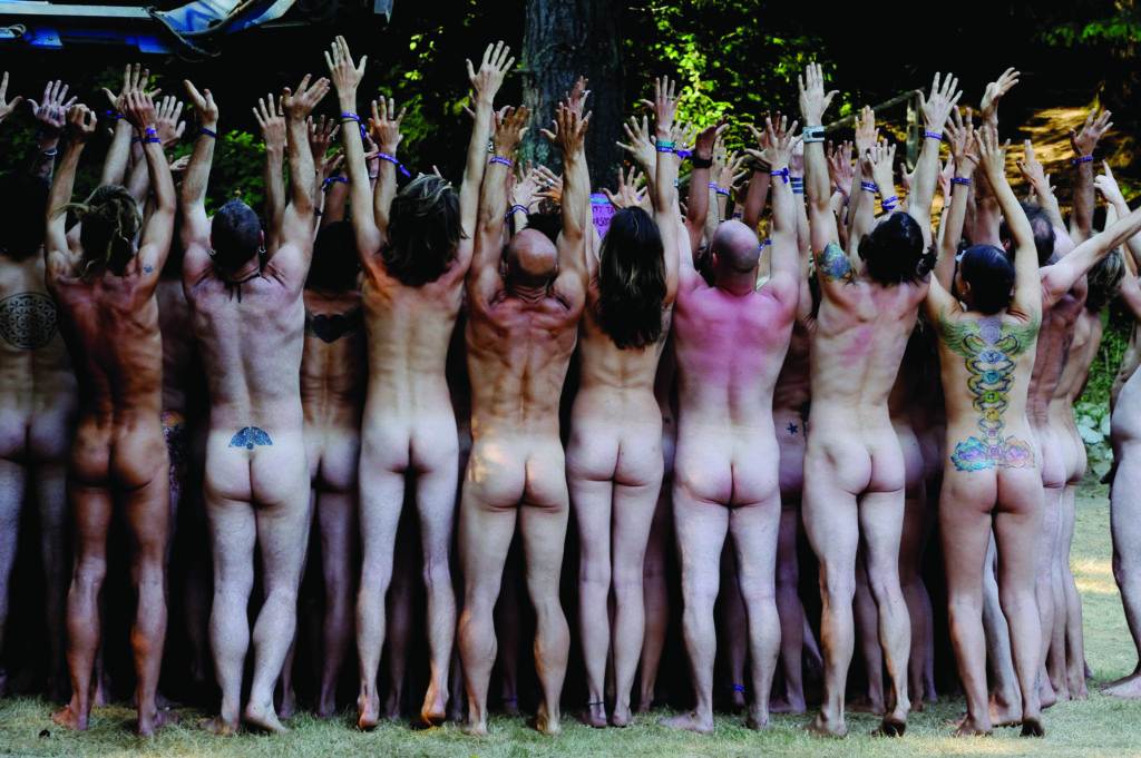 naked people around the tree