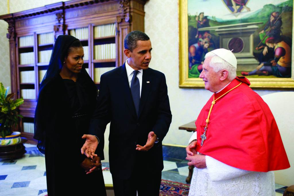 At Vatican with Pope Benedict XVI, July 2009