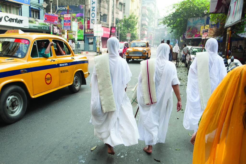 men in white clothes