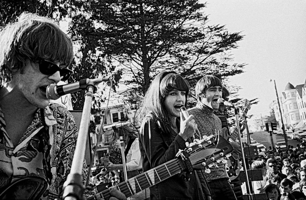 Paul Kantner, Grace Slick and Marty Balin of Jefferson Airplane in the Panhandle