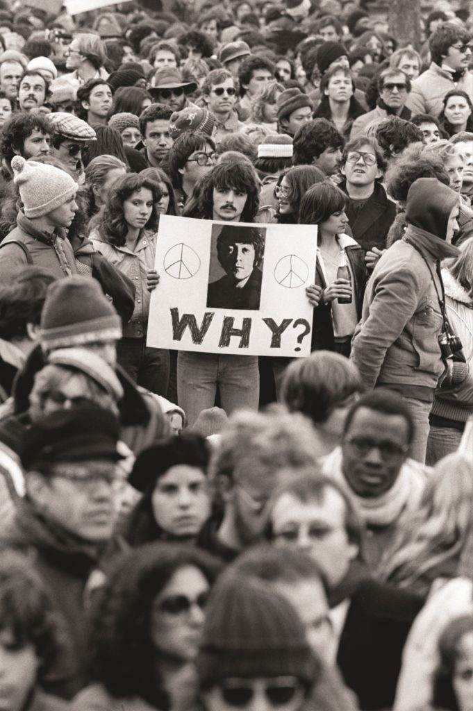 Lennon Vigil in Central Park