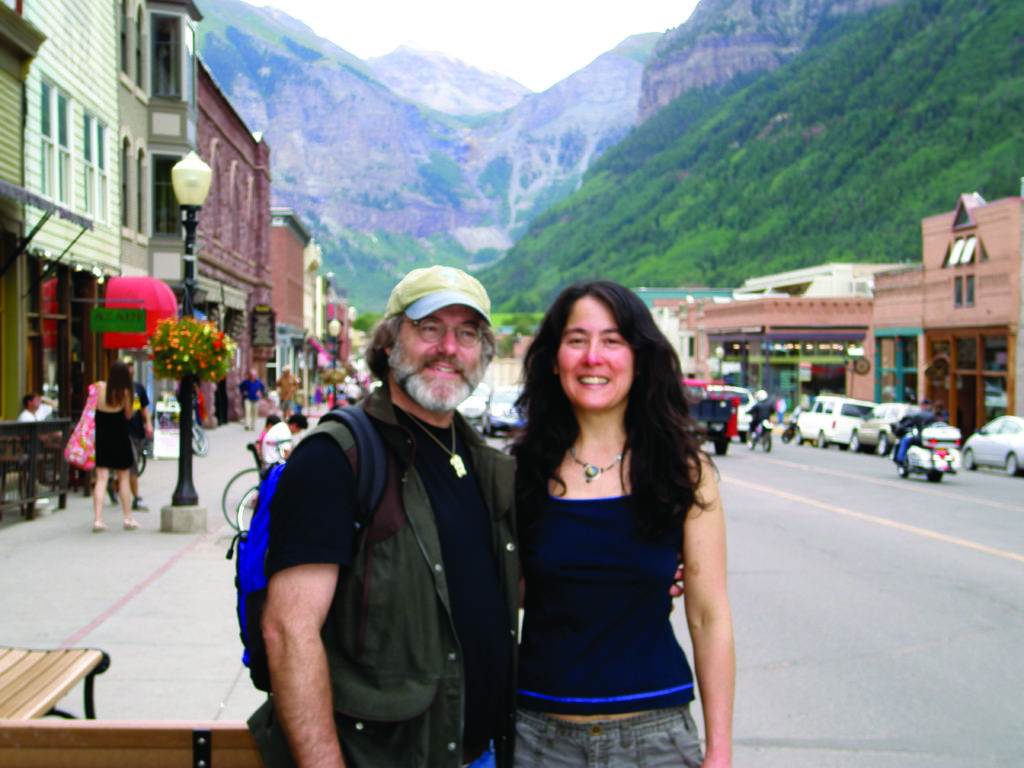 Paul and Dusty Yao, his wife and business partner, in Telluride, CO