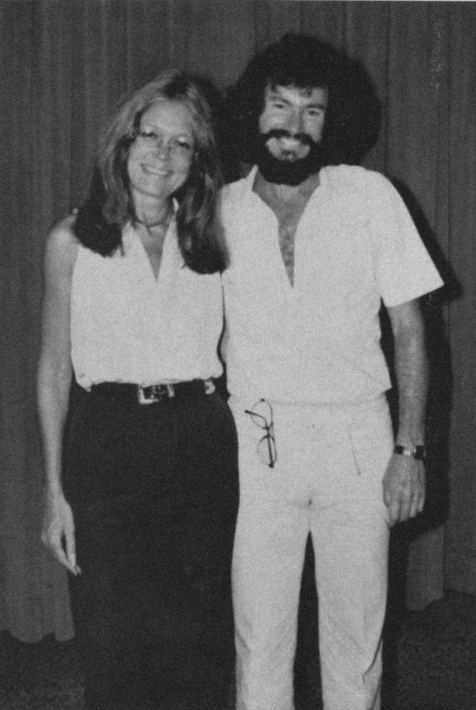 With Gloria Steinem in the 80's.