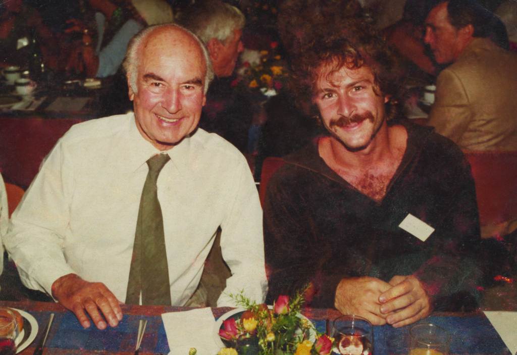 Rick Doblin with Albert Hofmann, the first person to synthesize and ingest LSD.