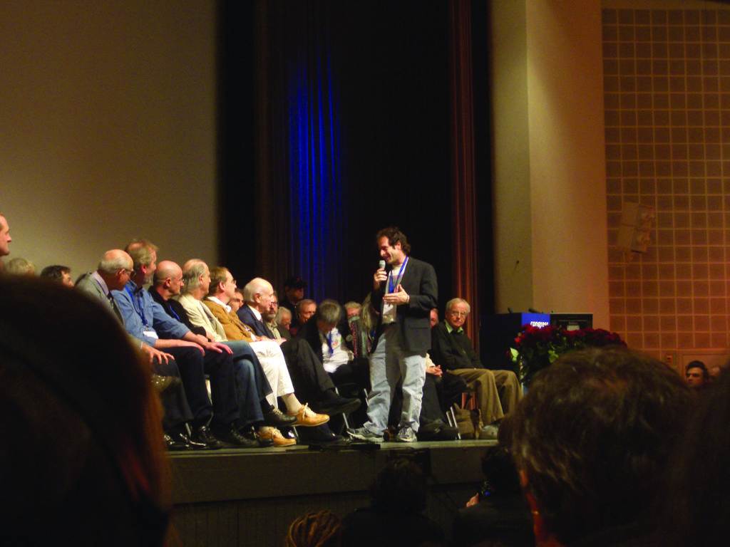 Doblin speaking at Albert Hofmann’s 100th Birthday in Basel, Switzerland