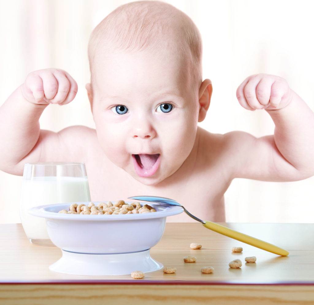 child at the table